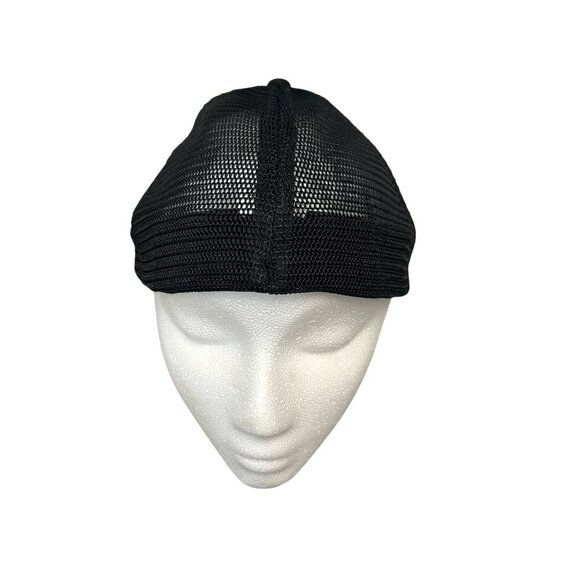 NEW Big Green Egg Black Mesh Adjustable Classic Trucker Hat Stretch-to-Fit Cap - Picture 4 of 10